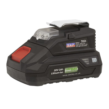 Sealey CP20VCP LED Light/USB Charge Port for SV20 Series Sealey