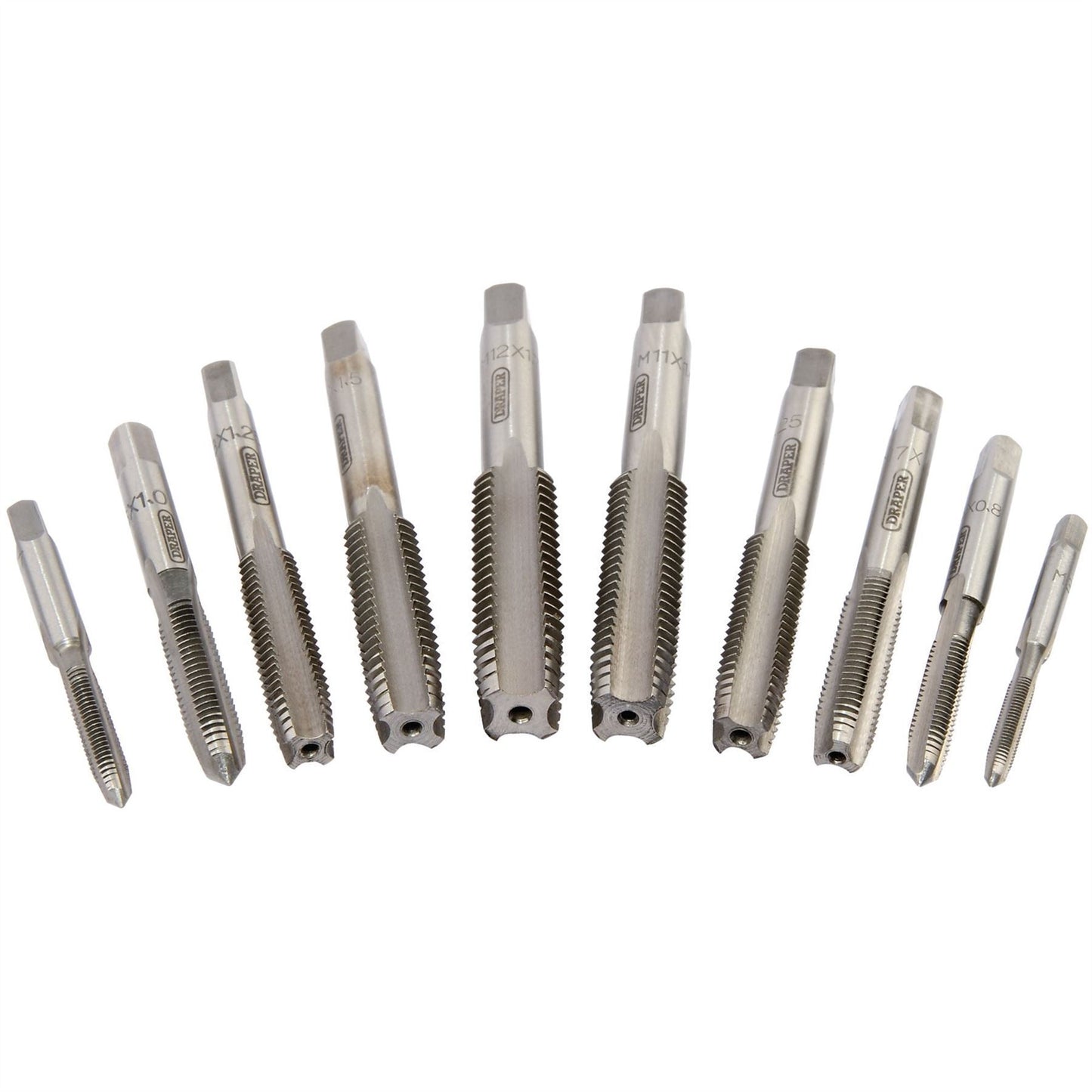 Draper 79200 Metric Hand Tap Set 10 Piece Draper