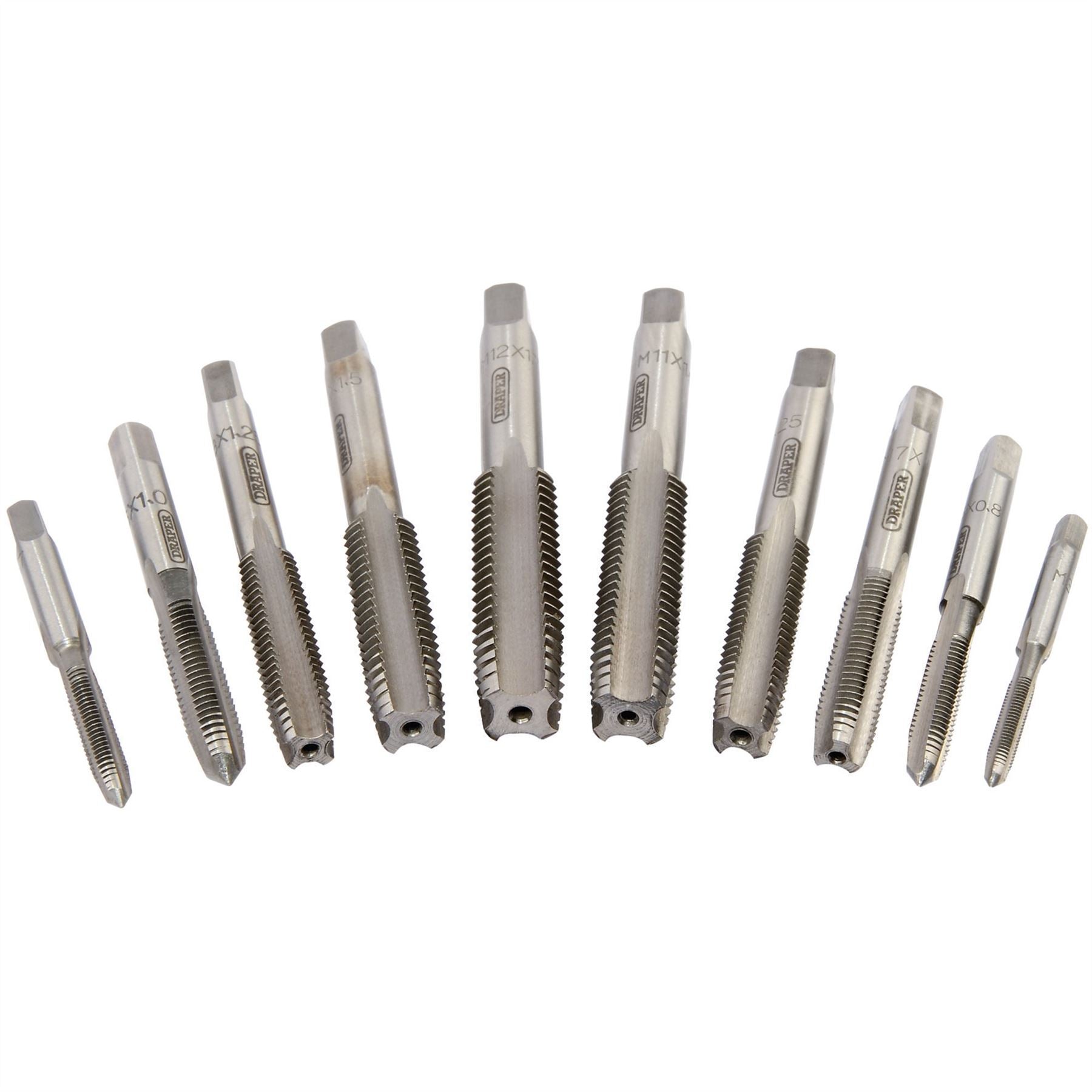 Draper 79200 Metric Hand Tap Set 10 Piece Draper