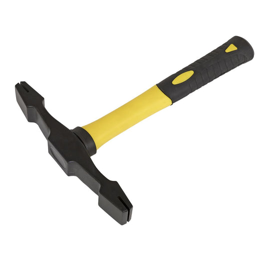 Sealey SR707 Double Ended Scutch Hammer with Fibreglass Handle Sealey