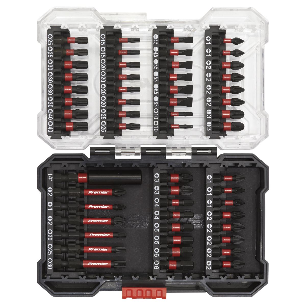 Sealey AK8281 Power Tool Bit Set 55pc Impact Grade Sealey