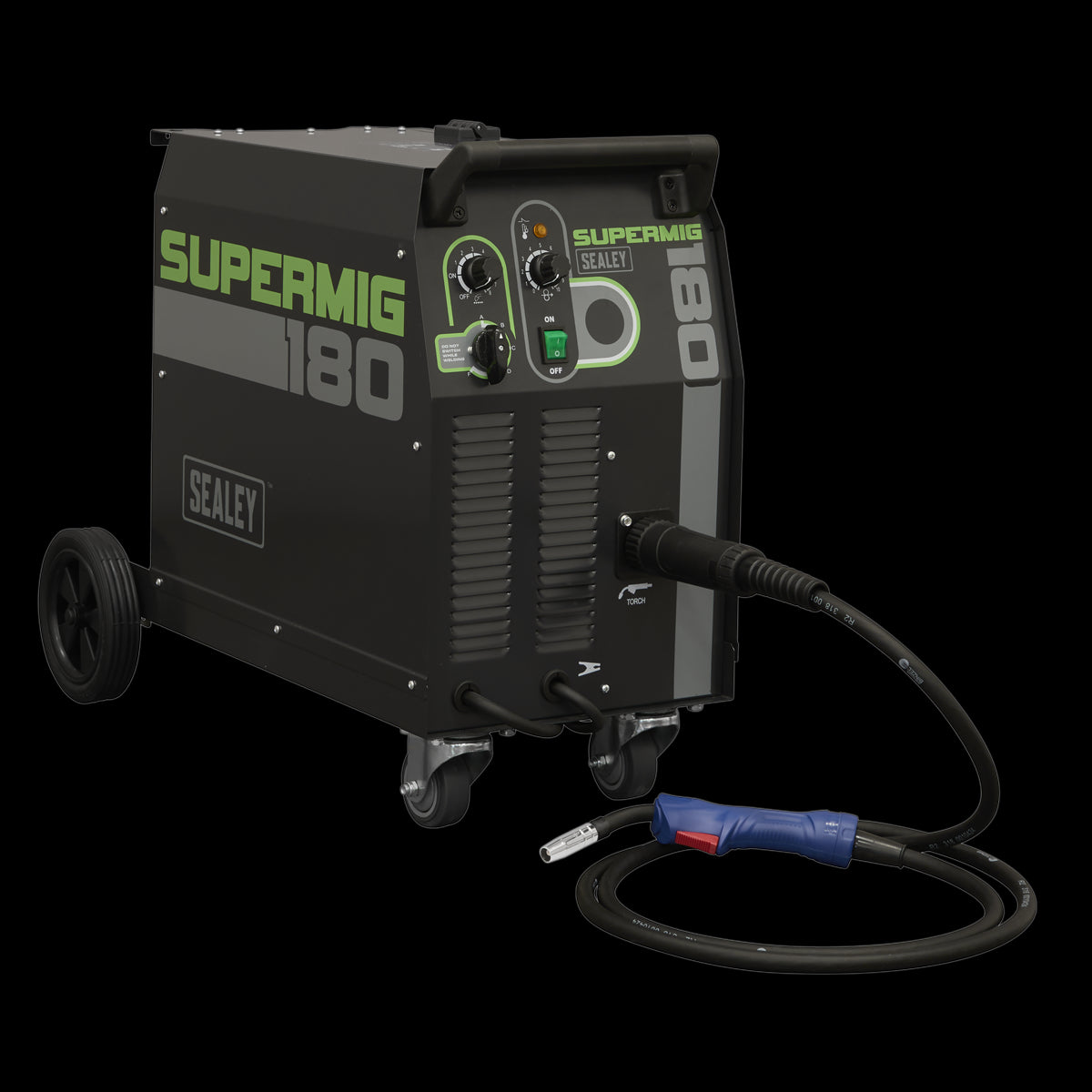 Sealey SUPERMIG180 Professional MIG Welder 180A 230V with Binzel® Euro Torch Sealey