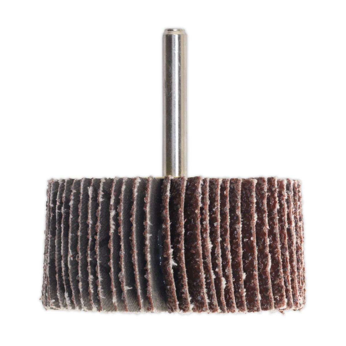 Sealey FW603060 Flap Wheel Ø60 x 30mm 60Grit 6mm Shaft Sealey