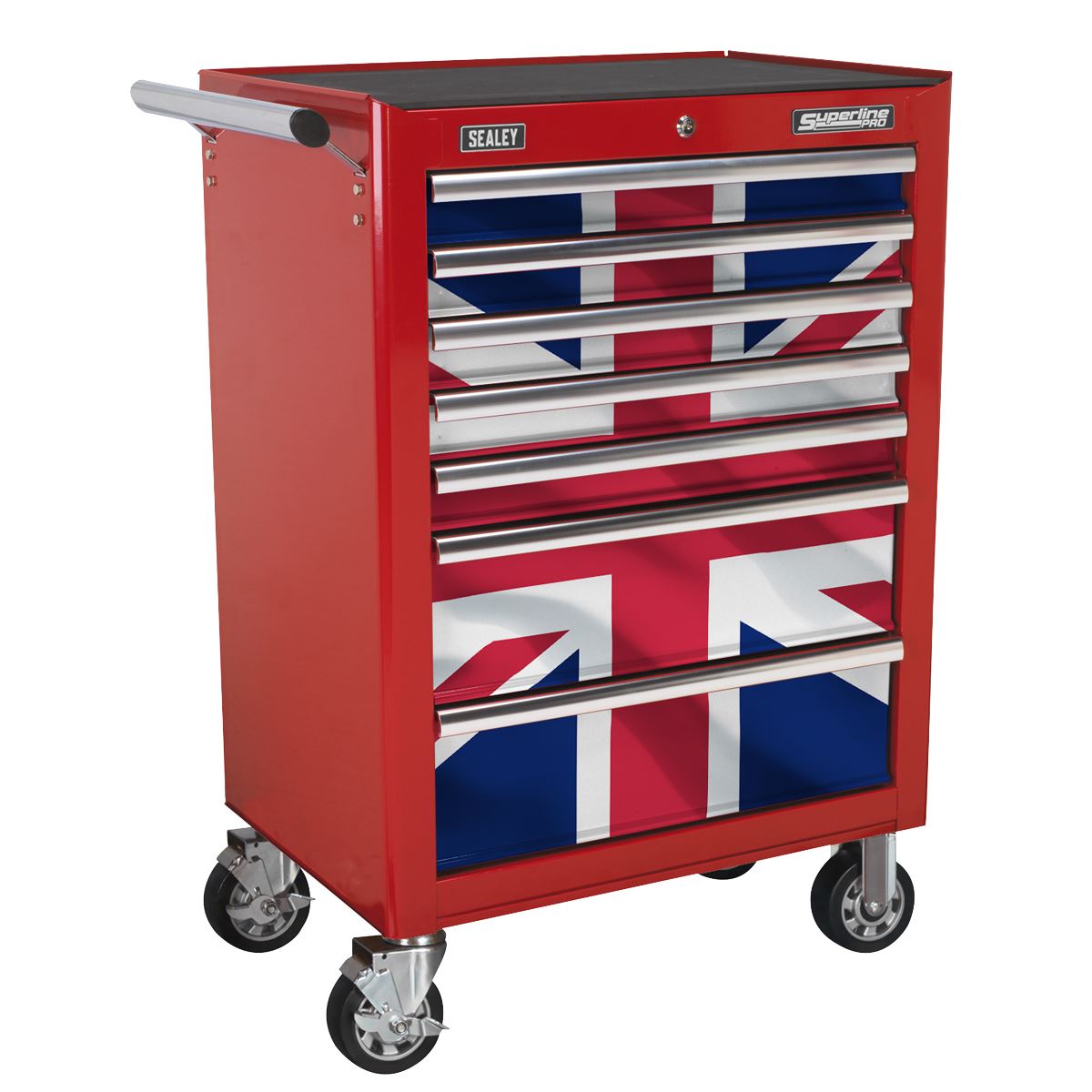 Sealey AP26479TUJ Union Jack Graphics 7 Drawer Rollcab Kit Sealey