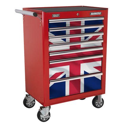 Sealey AP26479TUJ Union Jack Graphics 7 Drawer Rollcab Kit Sealey