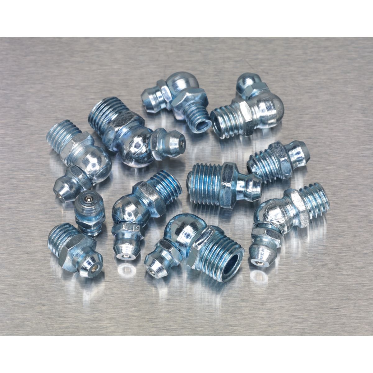 Sealey AB008GN Grease Nipple Assortment 115pc - Metric Sealey