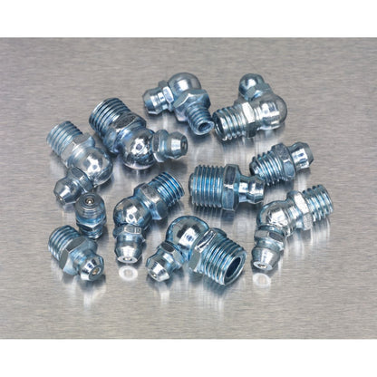 Sealey AB008GN Grease Nipple Assortment 115pc - Metric Sealey