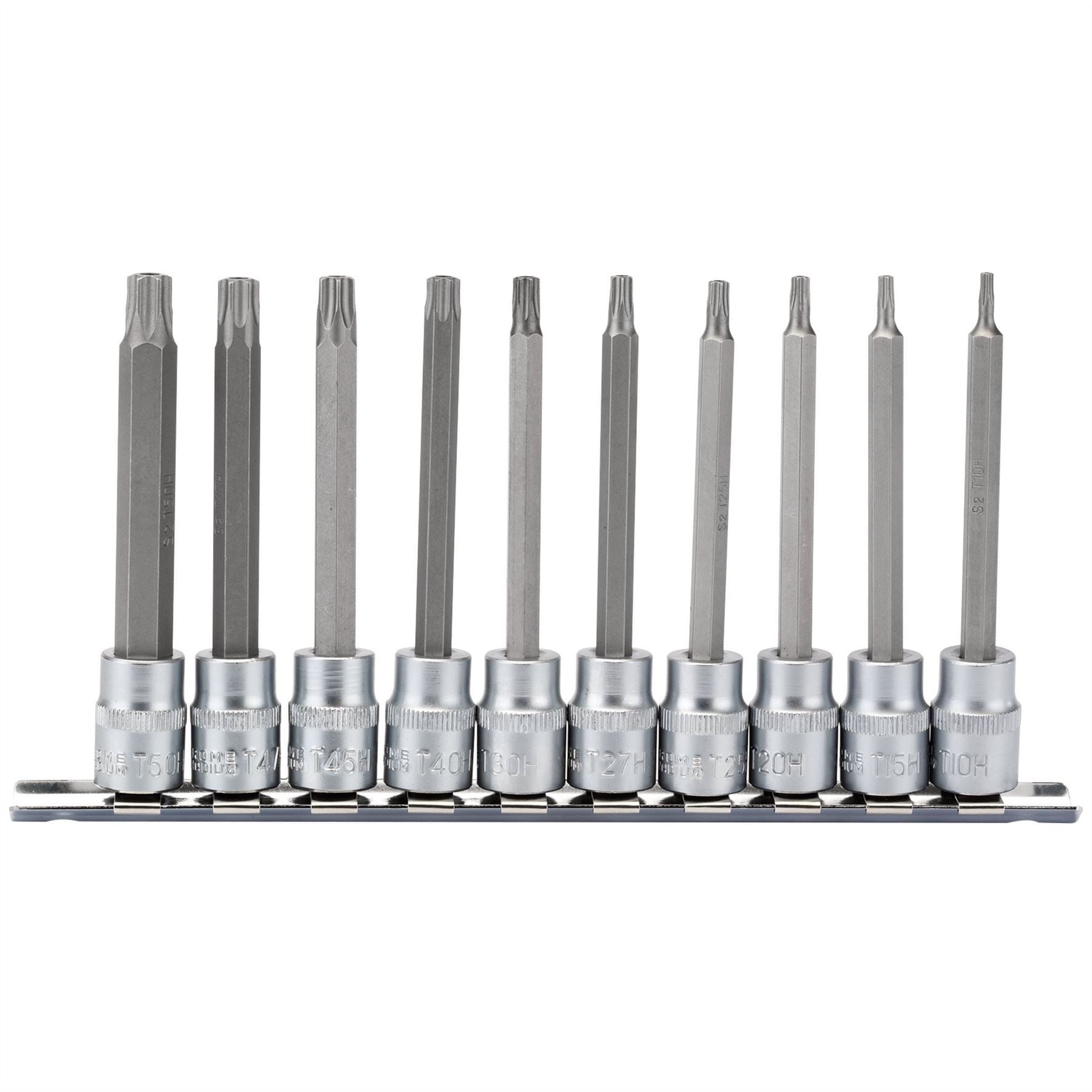 Draper 16333 TX-STAR® Security Socket Bit Set 3/8" Sq. Dr. 10 Piece Draper