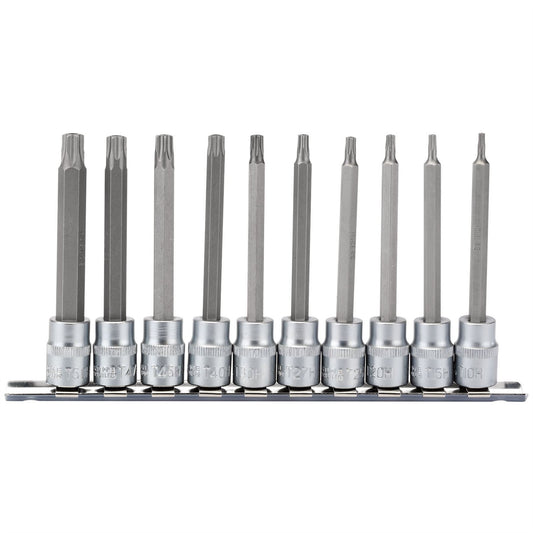 Draper 16333 TX-STAR® Security Socket Bit Set 3/8" Sq. Dr. 10 Piece Draper