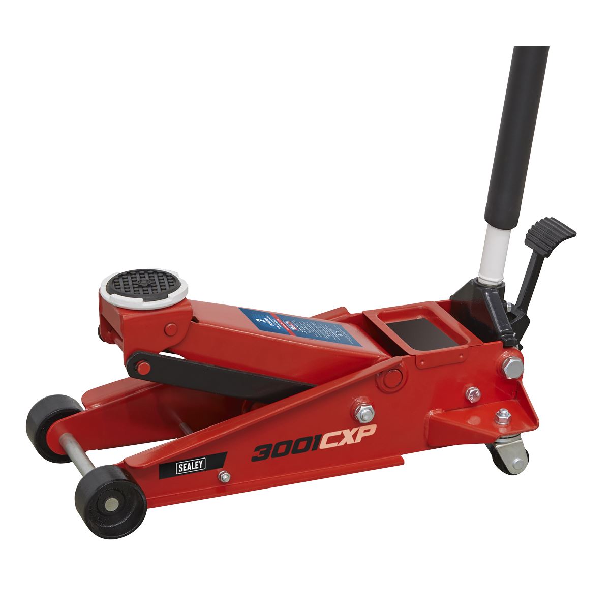 Sealey 3001CXP Trolley Jack with Foot Pedal 3 Tonne Sealey