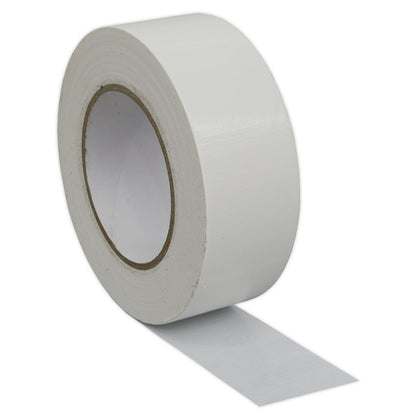Sealey DTW Duct Tape 50mm x 50m White Sealey