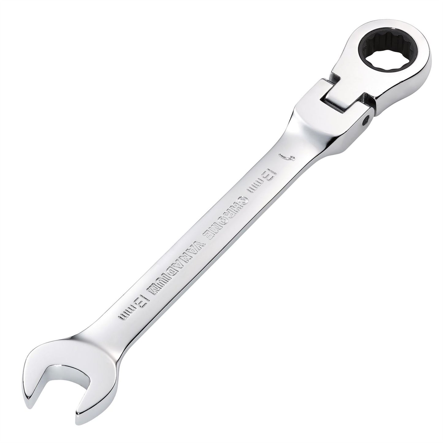 Draper 52014 HI-TORQ® Metric Flexible Head Ratcheting Combination Spanner 13mm Draper