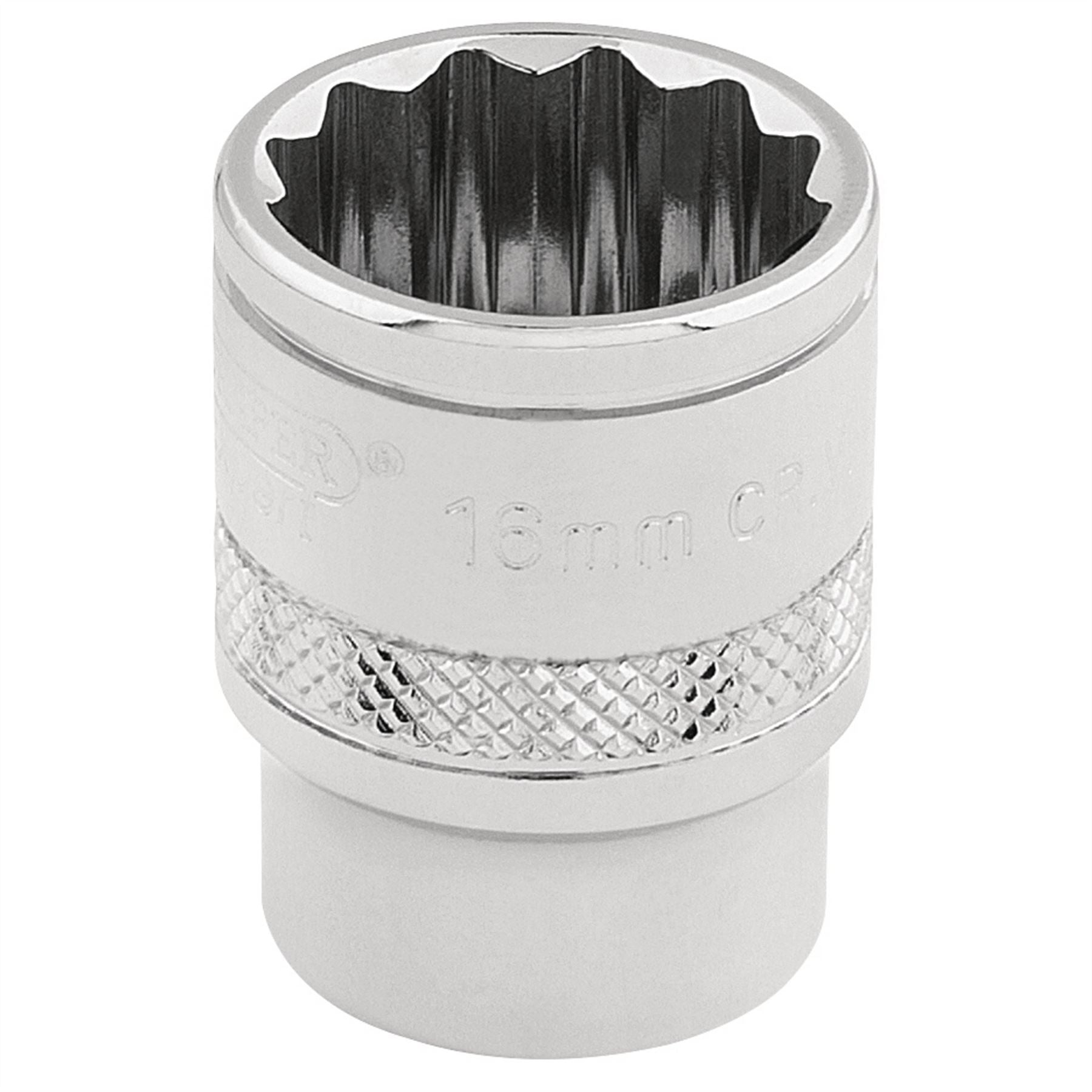Draper 32780 HI-TORQ® 12 Point Socket 3/8" Sq. Dr. 16mm Draper