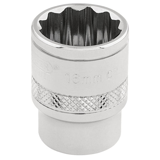 Draper 32780 HI-TORQ® 12 Point Socket 3/8" Sq. Dr. 16mm Draper