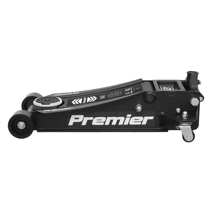 Sealey 4040AB Premier Low Profile Trolley Jack with Rocket Lift 4 Tonne - Black Sealey