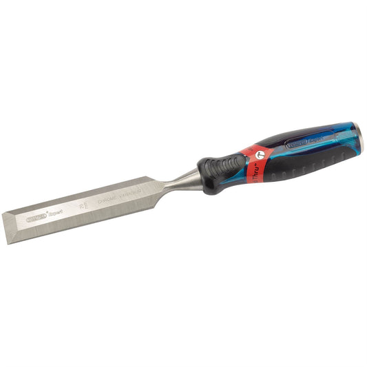 Draper 24409 Soft Grip 'Pound Thru' Bevel Edge Wood Chisel 28 x 140mm Draper