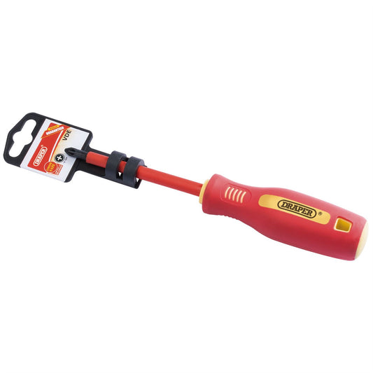 Draper 46529 Fully Insulated Soft Grip Cross Slot Screwdriver No.2 x 100mm Draper
