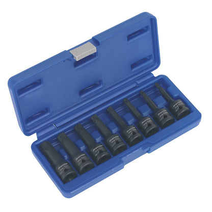 Sealey AK5602 Impact TRX-Star* Socket Bit Set 8pc 1/2"Sq Drive Sealey