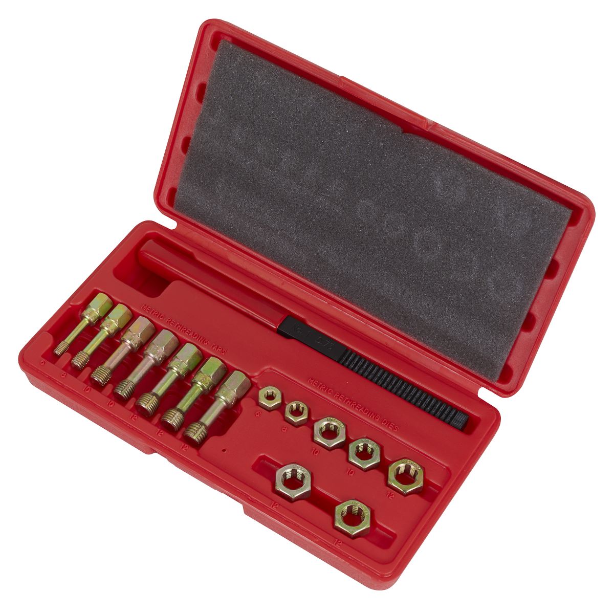 Sealey AK310 Re-Threader Kit 15pc Metric Sealey