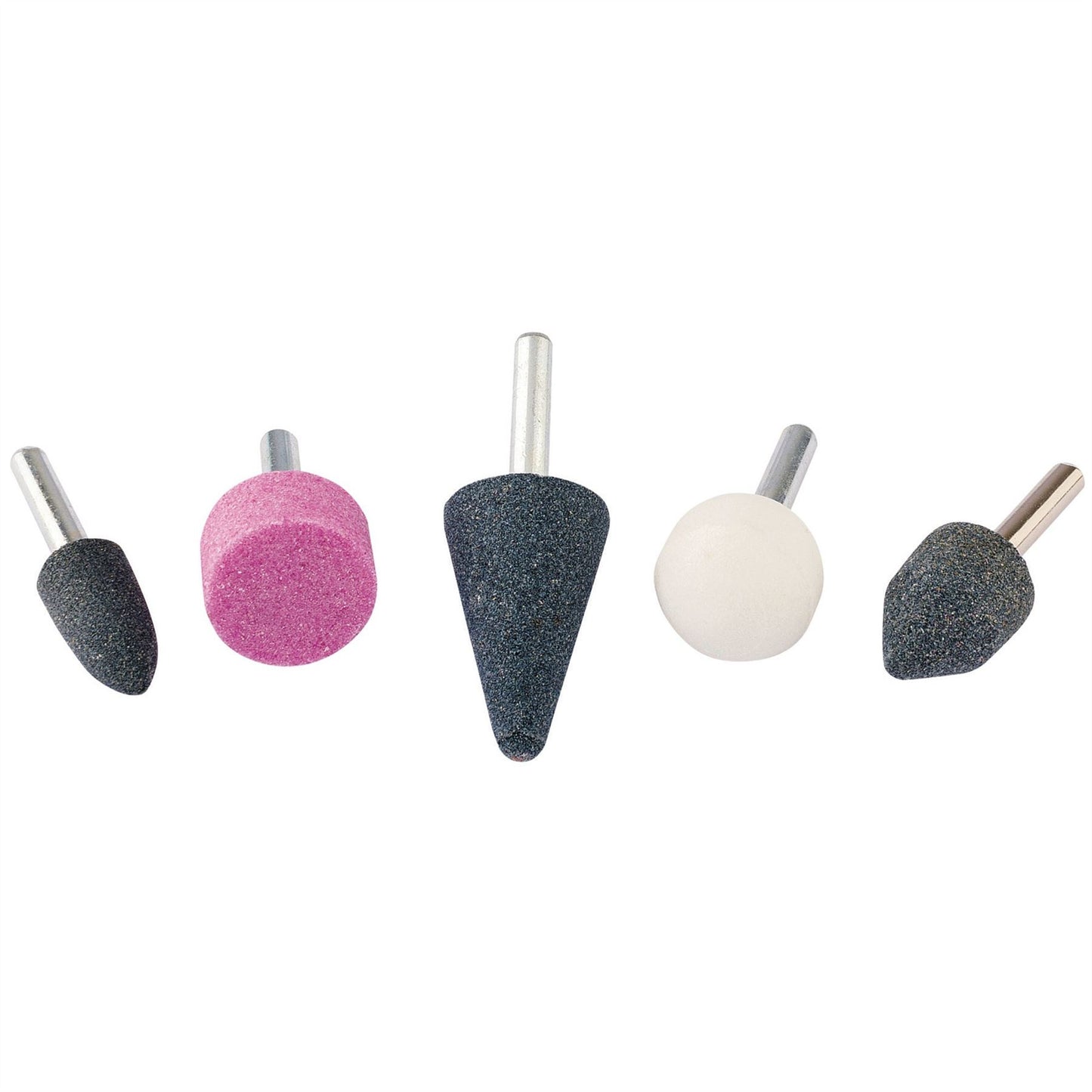 Draper 49301 Shank Mounted Grinding Point Set 6mm 5 Piece Draper