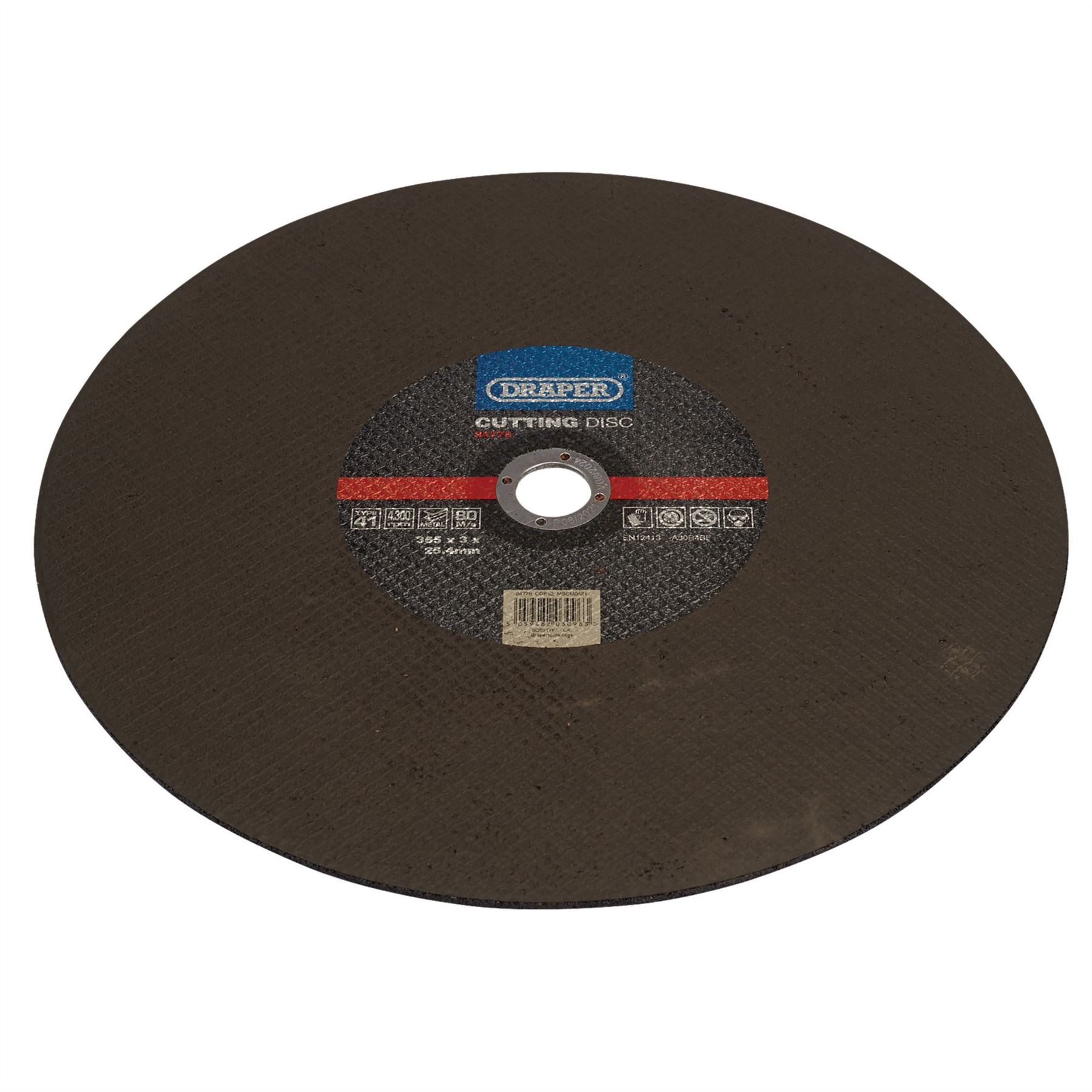 Draper 94778 Metal Cutting Disc 355 x 3 x 25.4mm Draper