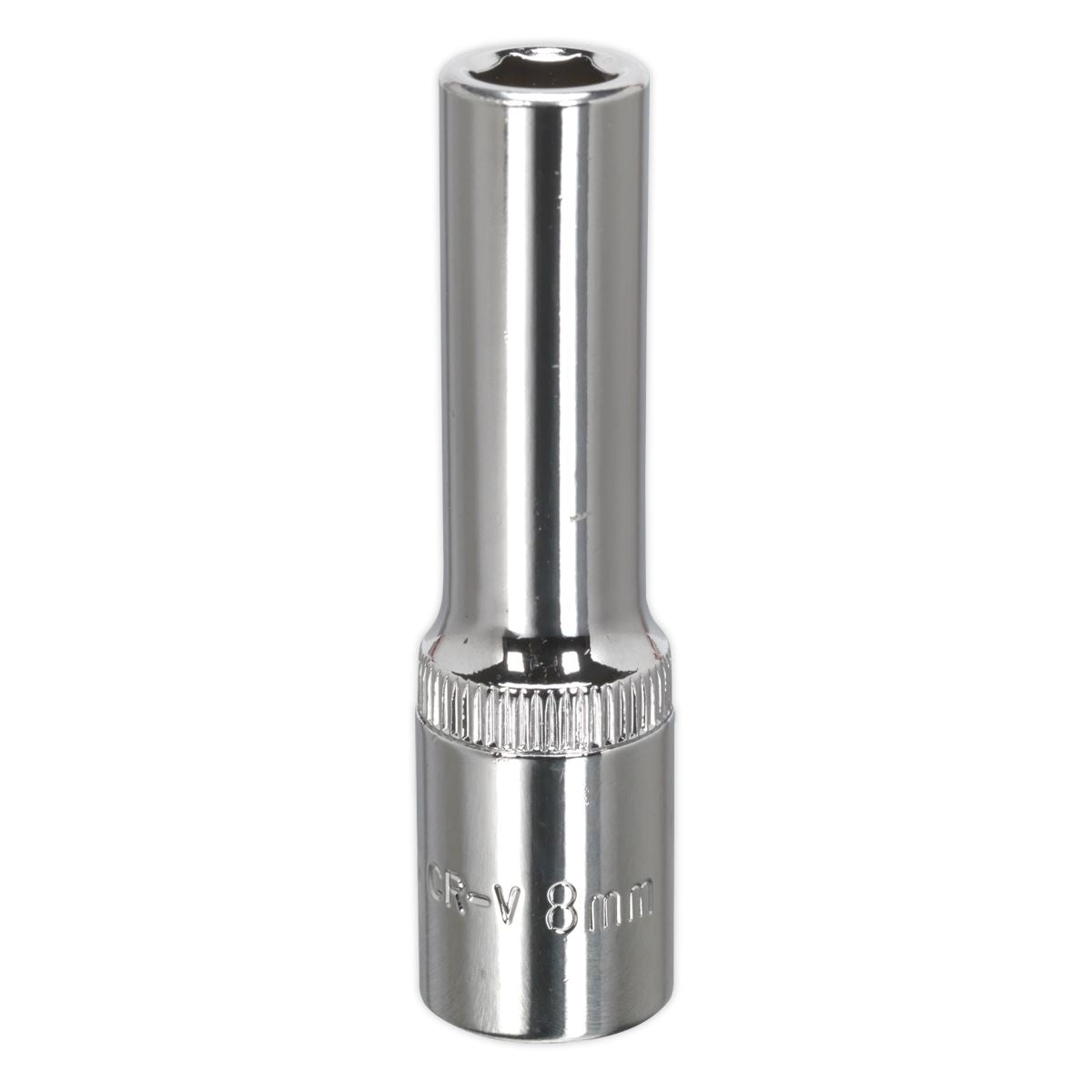 Sealey SP3808D WallDrive® Socket 8mm Deep 3/8"Sq Drive Fully Polished Sealey