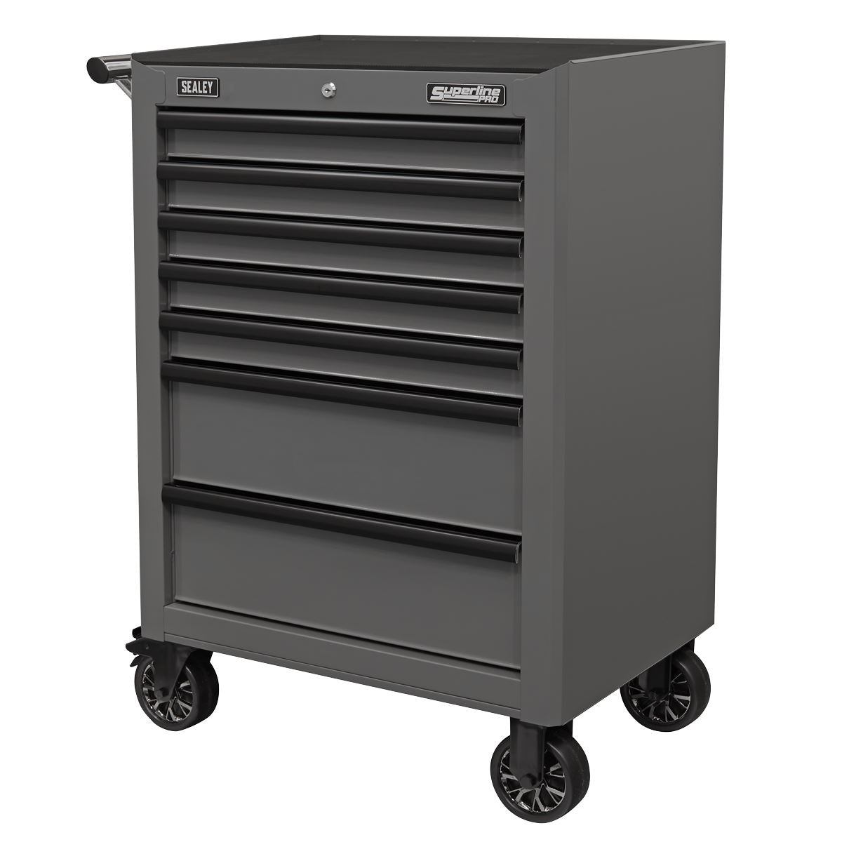 Sealey AP26479TG Rollcab 7 Drawer with Ball-Bearing Slides - Grey/Black Sealey