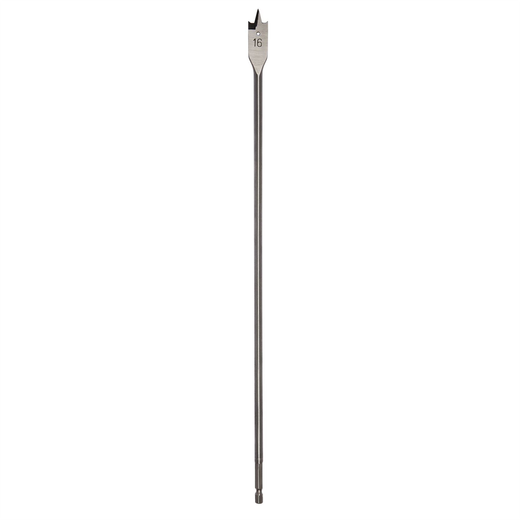 Draper 89997 Extra Long Flat Wood Bit 16 x 400mm Draper