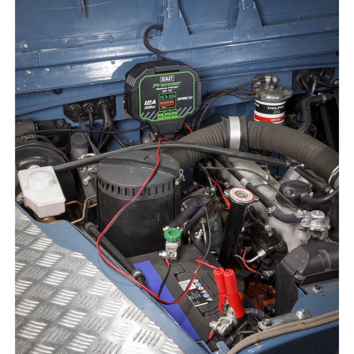 Sealey SPBC12 Battery Maintainer Charger 12A Fully Automatic Sealey