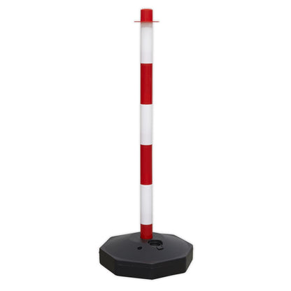 Sealey RWPB01 Red/White Post with Base Sealey