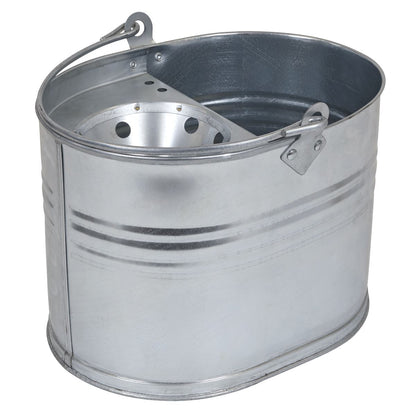 Sealey BM08 Mop Bucket 13L - Galvanized Sealey
