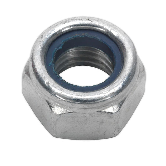 Sealey NLN14 Nylon Locknut M14 Zinc Pack of 25 Sealey