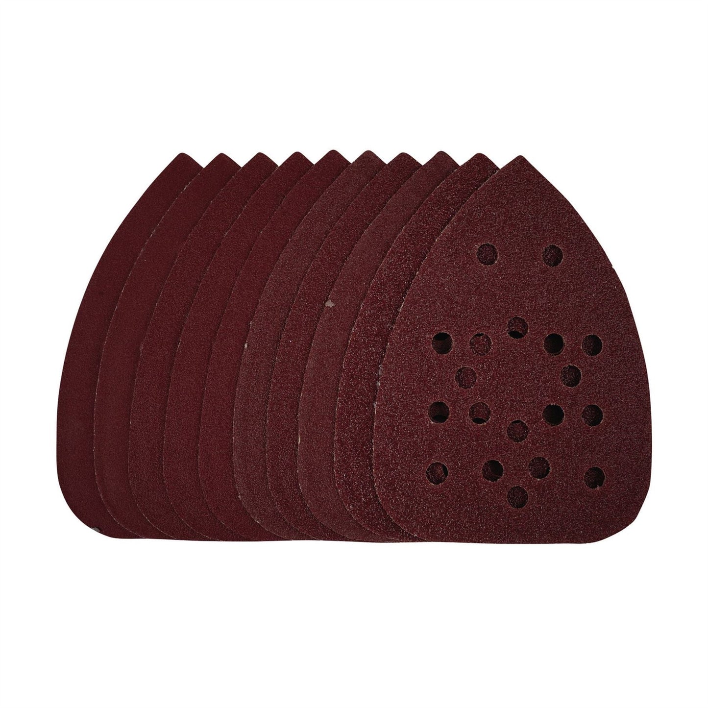 Draper 43466 Detail Sanding Sheets with Hook and Loop 140mm Assorted Grit SSD3 Pack of 10 Draper