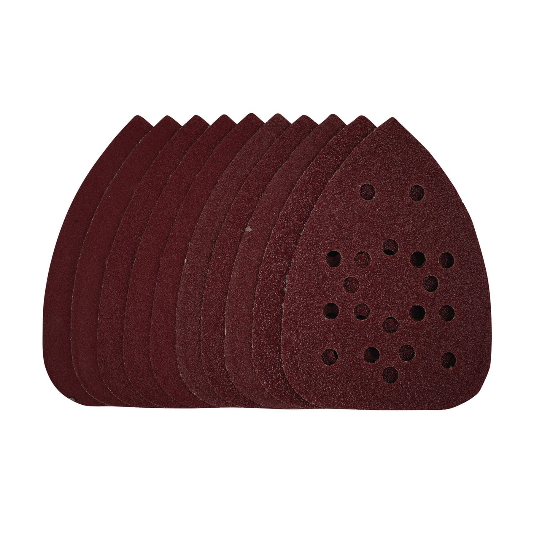 Draper 43466 Detail Sanding Sheets with Hook and Loop 140mm Assorted Grit SSD3 Pack of 10 Draper