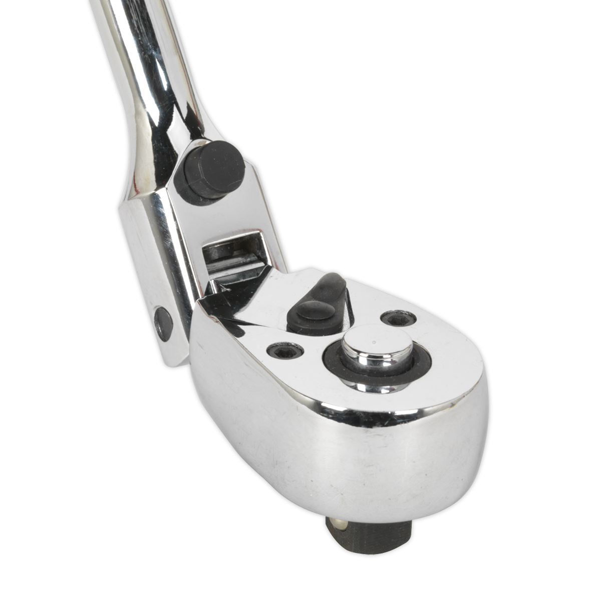 Sealey AK6697 Ratchet Wrench Flexi-Head Extra-Long 455mm 3/8"Sq Drive Sealey