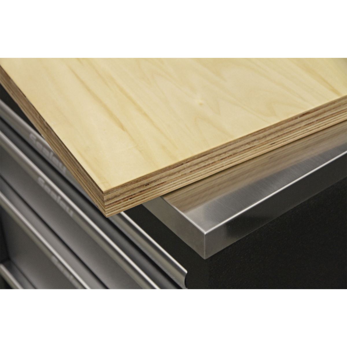 Sealey APMS18 Hardwood Corner Worktop 930mm Sealey