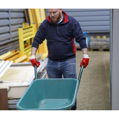 Sealey 9106XL/12 PVC Knit Wrist Gloves (X-Large) - Pack of 12 Pairs Sealey