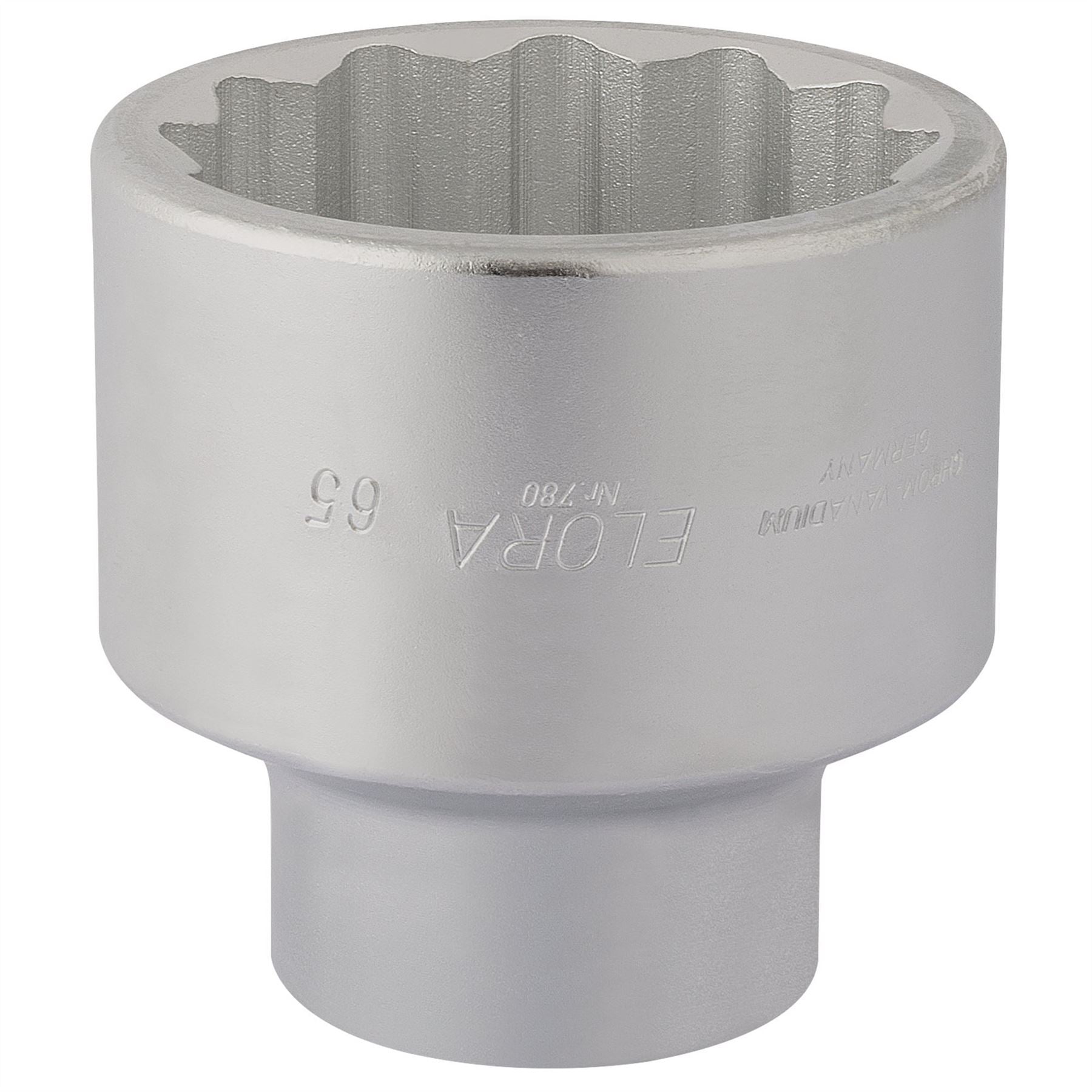 Elora 67434 Bi-Hexagon Socket 1" Sq. Dr. 65mm Elora