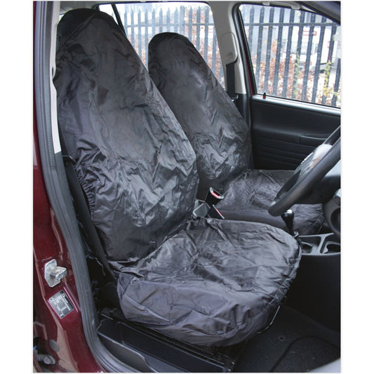 Sealey CSC6 Front Seat Protector Set 2pc Heavy-Duty Sealey
