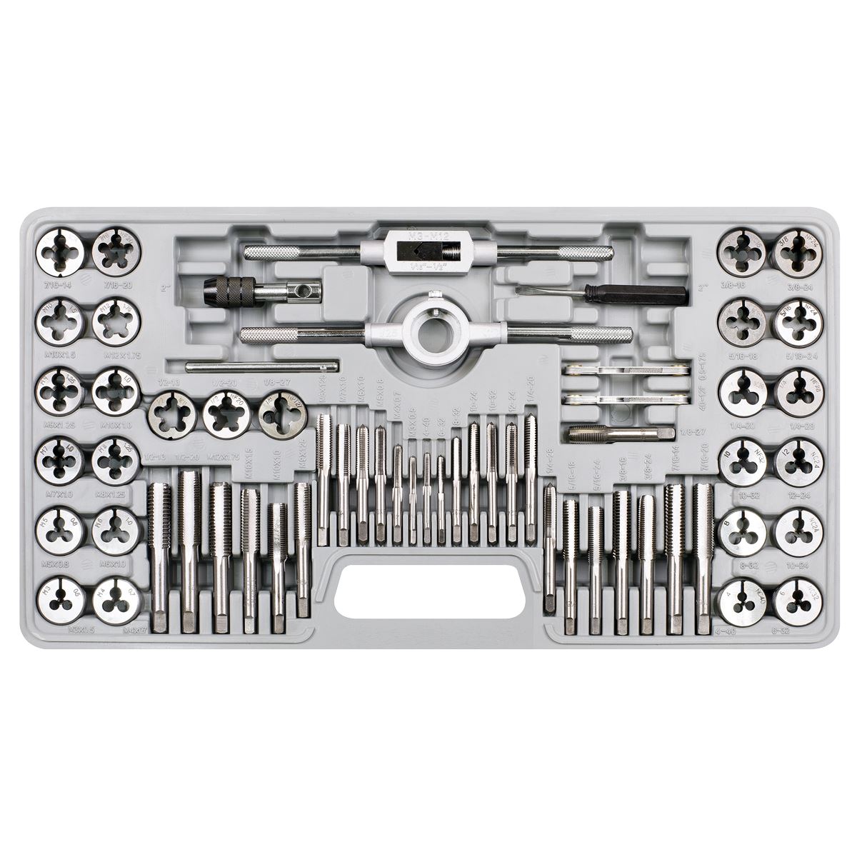 Sealey AK3060 Tap & Die Set Metric & Imperial 60pc Sealey