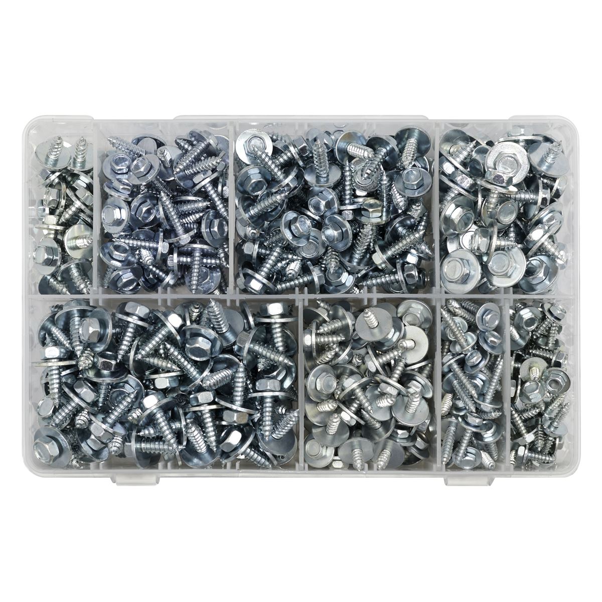 Sealey AB425AS Acme Screw with Captive Washer Assortment 425pc Sealey