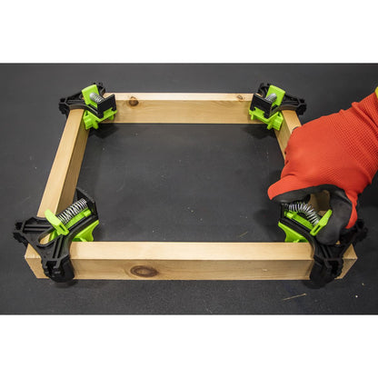Sealey QBC04 Mitre Wood Corner Clamp Set 4pc Sealey