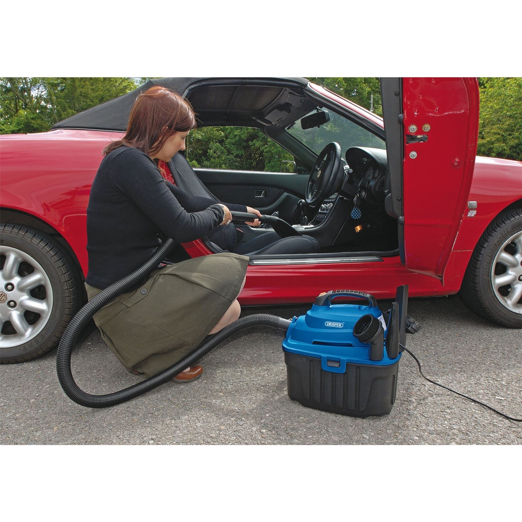 Draper 06489 Wet and Dry Vacuum Cleaner 10L 1000W Draper