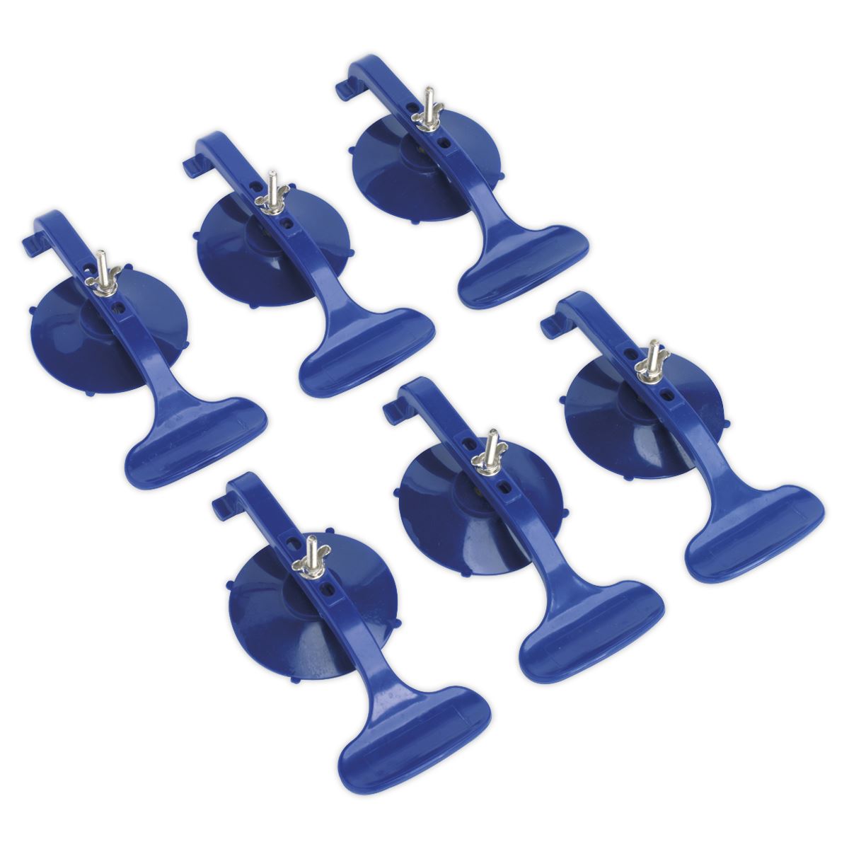 Sealey RE006 Suction Clamp Set 6pc Sealey