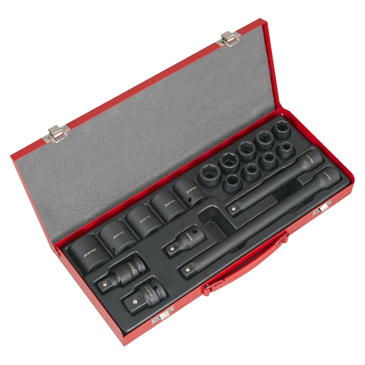 Sealey AK5619M Impact Socket Set 19pc 1/2"Sq Drive Metric Sealey