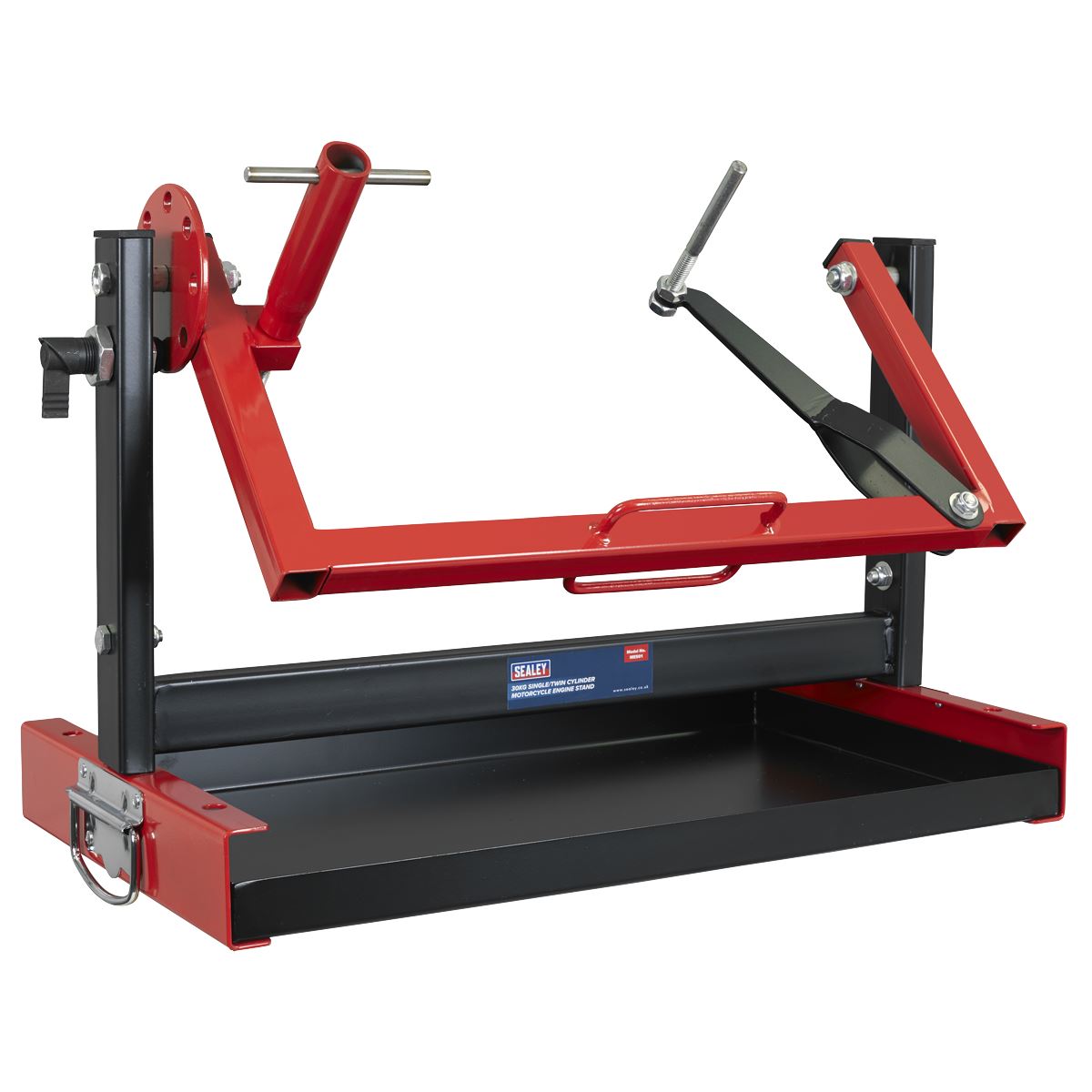 Sealey MES01 Motorcycle Engine Stand Single/Twin Cylinder 30kg Capacity Sealey