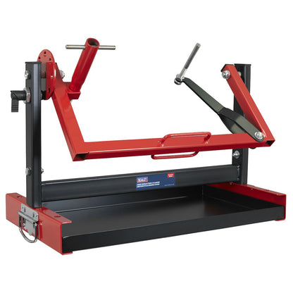 Sealey MES01 Motorcycle Engine Stand Single/Twin Cylinder 30kg Capacity Sealey