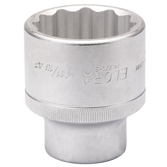 Elora 00583 Bi-Hexagon Socket 1.11/16" 3/4" Sq. Dr. Elora
