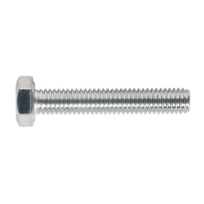 Sealey SS635 HT Setscrew M6 x 35mm 8.8 Zinc Pack of 50 Sealey