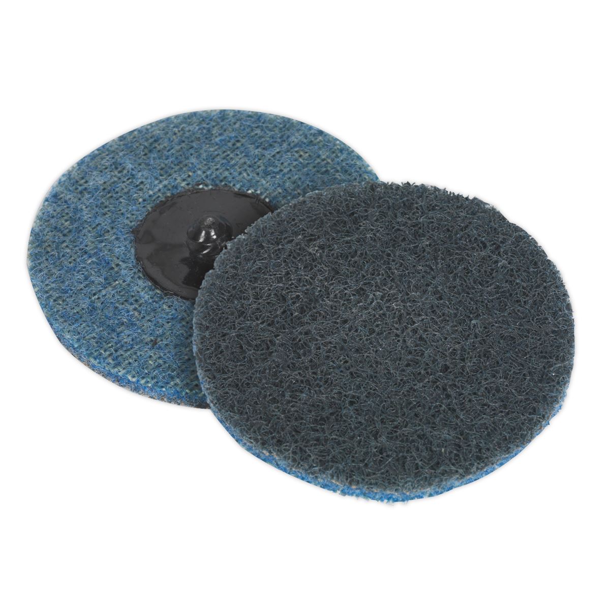 Sealey PTCQC75F Quick-Change Preparation Pad Ø75mm Fine Pack of 10 Sealey